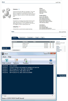 Home VoIP PBX Software Screenshots